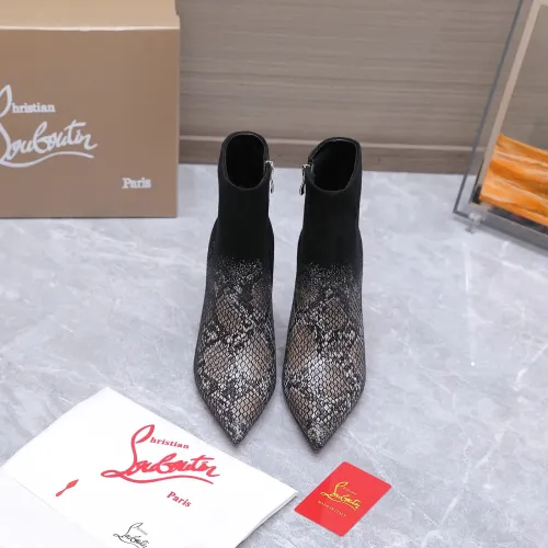 Replica Christian Louboutin Boots For Women #1472986 $150.00 USD for Wholesale