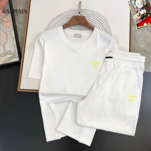 Balmain Tracksuits Short Sleeved For Men #1473974