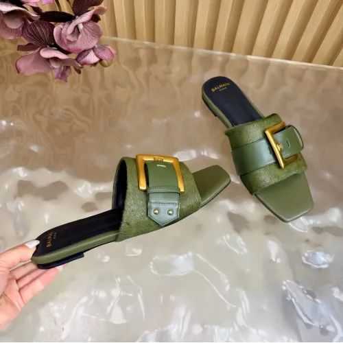 Replica Balmain Slippers For Women #1474877 $118.00 USD for Wholesale