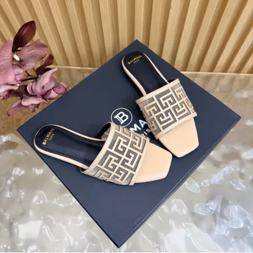 Replica Balmain Slippers For Women #1474883 $112.00 USD for Wholesale