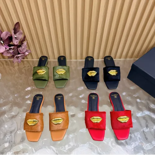 Replica Balmain Slippers For Women #1474891 $112.00 USD for Wholesale