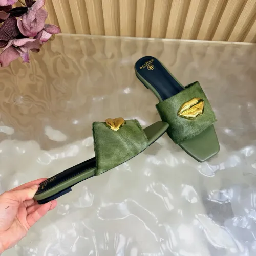 Replica Balmain Slippers For Women #1474892 $112.00 USD for Wholesale