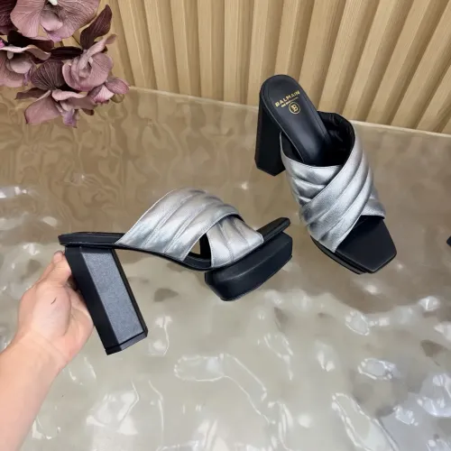 Replica Balmain Slippers For Women #1474896 $135.00 USD for Wholesale