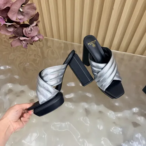 Replica Balmain Slippers For Women #1474896 $135.00 USD for Wholesale