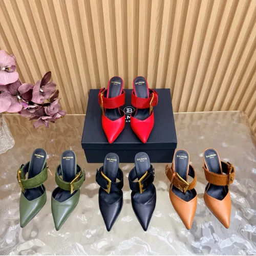 Replica Balmain Slippers For Women #1474902 $118.00 USD for Wholesale