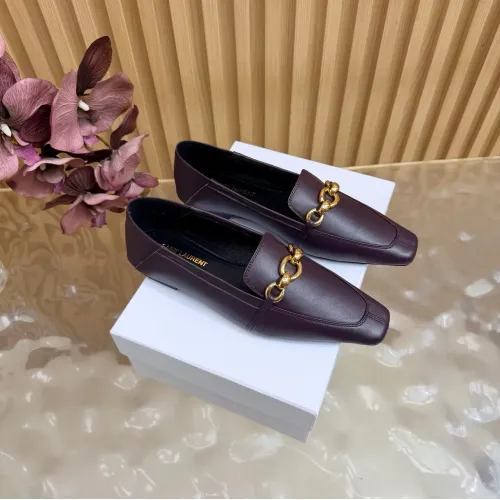 Yves Saint Laurent YSL Leather Shoes For Women #1474920