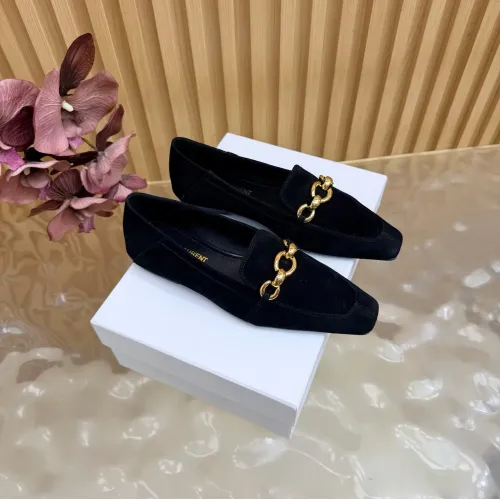 Yves Saint Laurent YSL Leather Shoes For Women #1474922