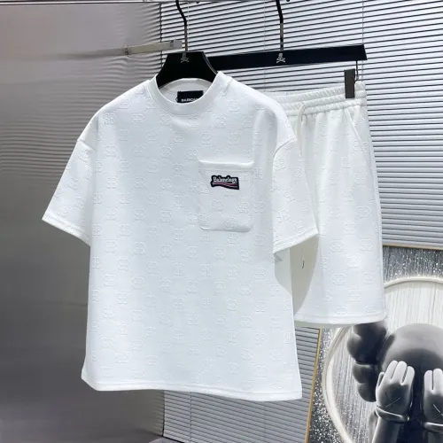 Balenciaga Fashion Tracksuits Short Sleeved For Men #1475407