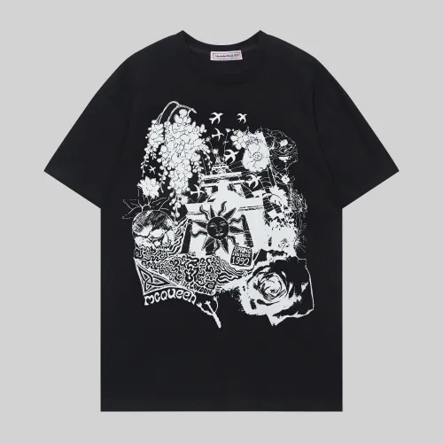 Replica Alexander McQueen T-shirts Short Sleeved For Unisex #1475423, $32.00 USD, [ITEM#1475423], Replica Alexander McQueen T-shirts outlet from China
