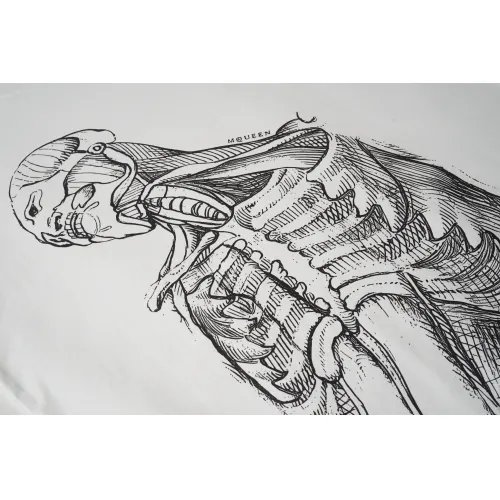 Replica Alexander McQueen T-shirts Short Sleeved For Unisex #1475424 $32.00 USD for Wholesale