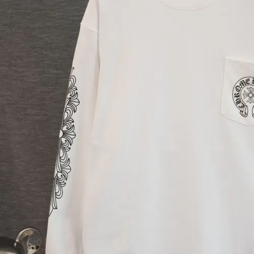 Replica Chrome Hearts T-Shirts Long Sleeved For Unisex #1475566 $48.00 USD for Wholesale