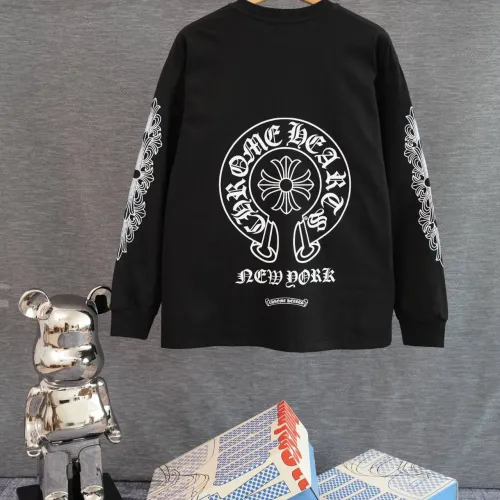 Replica Chrome Hearts T-Shirts Long Sleeved For Unisex #1475569 $48.00 USD for Wholesale