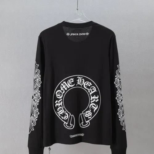Replica Chrome Hearts T-Shirts Long Sleeved For Unisex #1475573 $48.00 USD for Wholesale