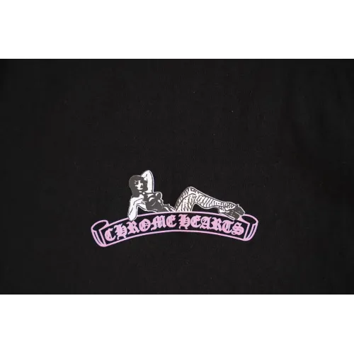 Replica Chrome Hearts T-Shirts Long Sleeved For Unisex #1475574 $48.00 USD for Wholesale