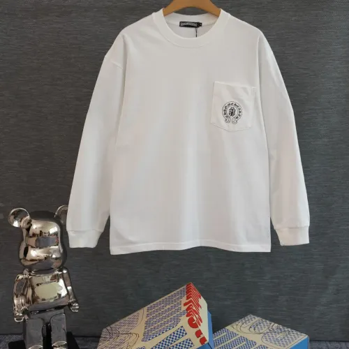 Replica Chrome Hearts T-Shirts Long Sleeved For Unisex #1475575 $48.00 USD for Wholesale