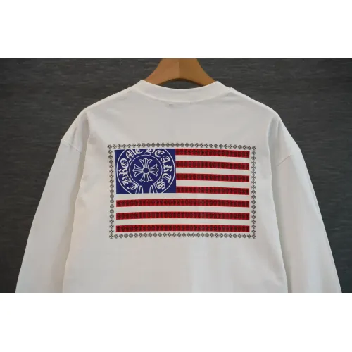 Replica Chrome Hearts T-Shirts Long Sleeved For Unisex #1475575 $48.00 USD for Wholesale