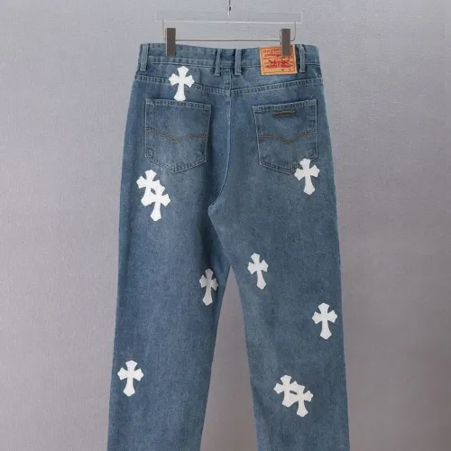 Replica Chrome Hearts Jeans For Men #1475683 $52.00 USD for Wholesale
