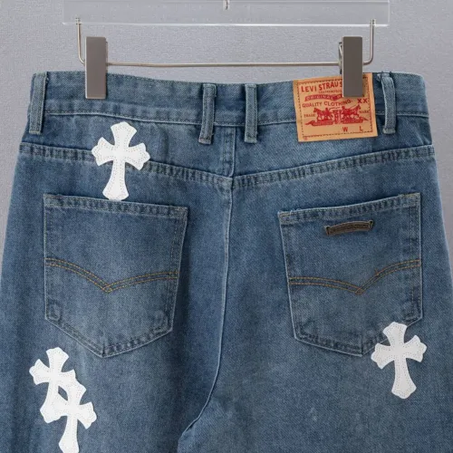Replica Chrome Hearts Jeans For Men #1475683 $52.00 USD for Wholesale