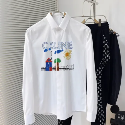 Celine Shirts Long Sleeved For Men #1477295