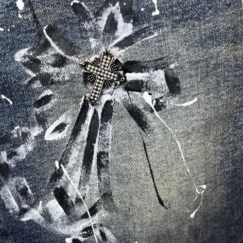 Replica Chrome Hearts Jeans For Men #1477729 $80.00 USD for Wholesale