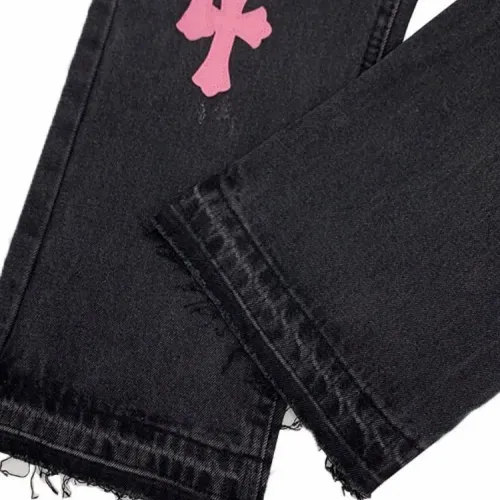 Replica Chrome Hearts Jeans For Unisex #1478531 $48.00 USD for Wholesale