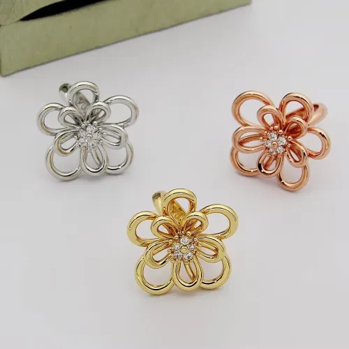 Replica Van Cleef & Arpels Rings In Gold For Women #1478687 $29.00 USD for Wholesale