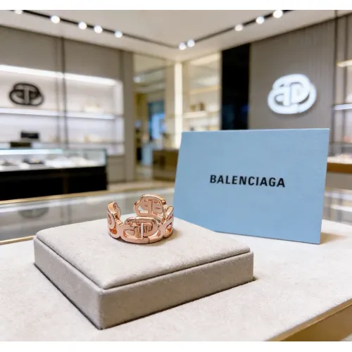 Balenciaga Rings In Rose Gold #1479073