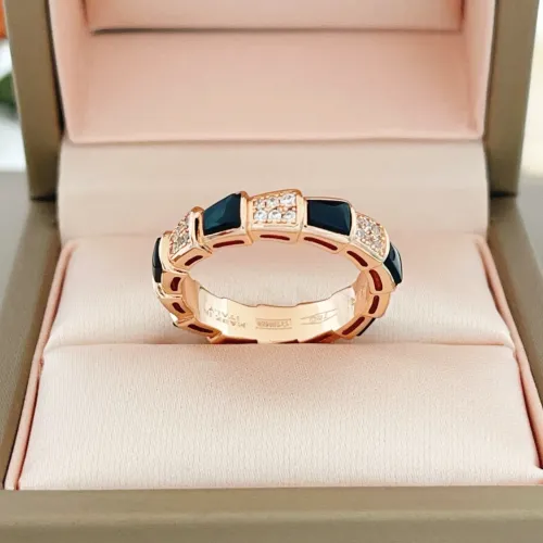 Replica Bvlgari Rings In Rose Gold For Women #1479176 $32.00 USD for Wholesale
