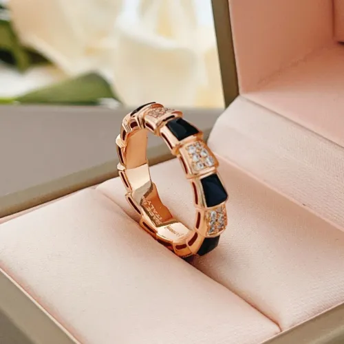 Replica Bvlgari Rings In Rose Gold For Women #1479176 $32.00 USD for Wholesale