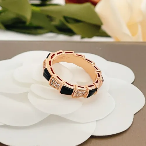 Replica Bvlgari Rings In Rose Gold For Women #1479176 $32.00 USD for Wholesale
