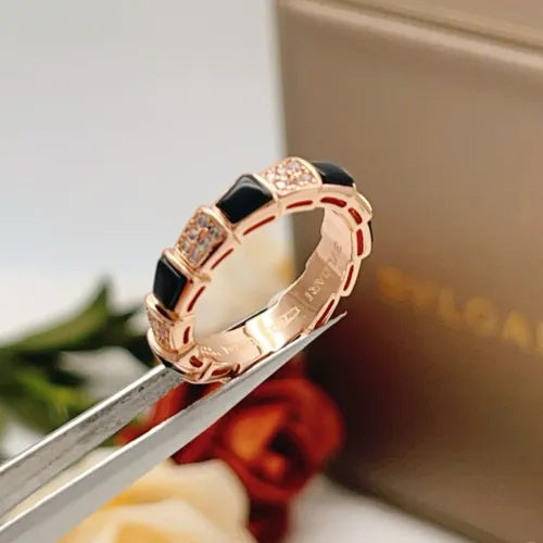Replica Bvlgari Rings In Rose Gold For Women #1479176 $32.00 USD for Wholesale