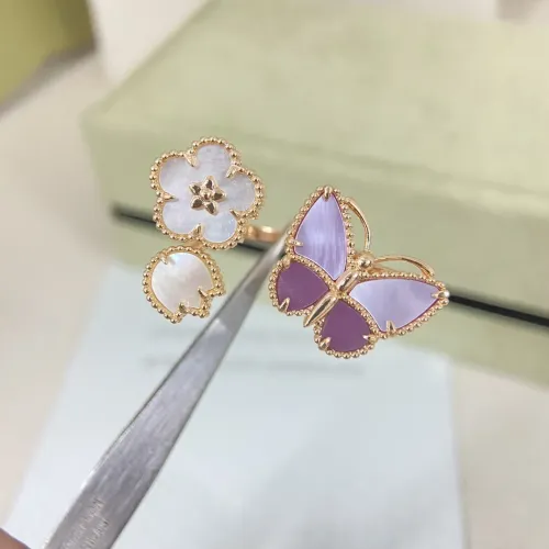 Replica Van Cleef & Arpels Rings In Rose Gold For Women #1479388 $36.00 USD for Wholesale
