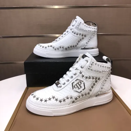 Philipp Plein PP High Tops Shoes For Men #1480536