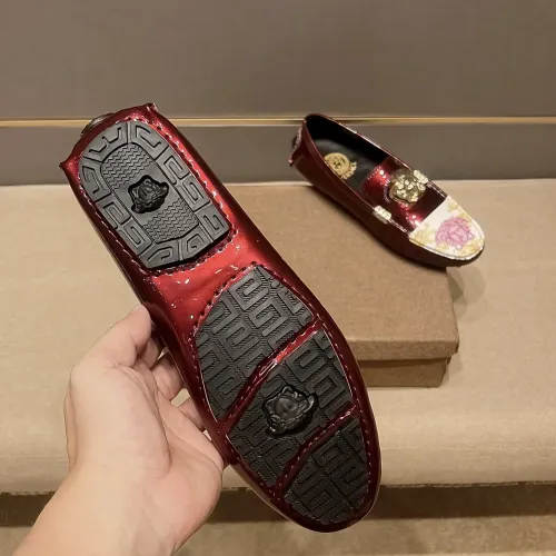Replica Versace Leather Shoes For Men #1480564 $76.00 USD for Wholesale