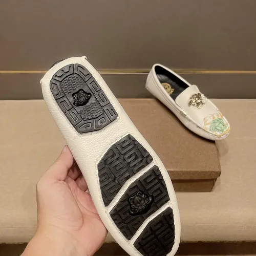 Replica Versace Leather Shoes For Men #1480565 $80.00 USD for Wholesale