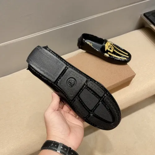 Replica Versace Leather Shoes For Men #1480568 $76.00 USD for Wholesale
