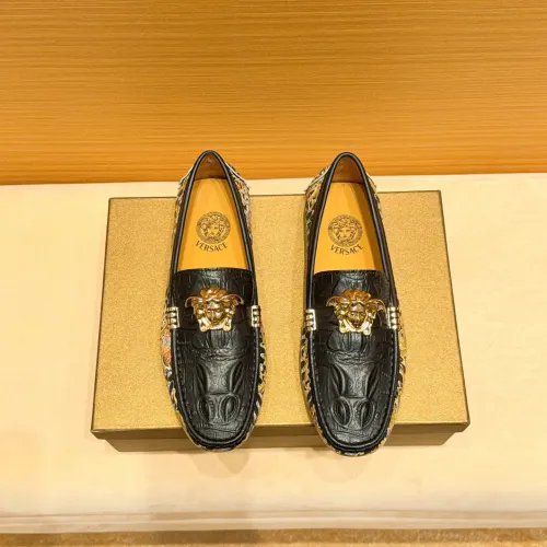 Versace Leather Shoes For Men #1480569