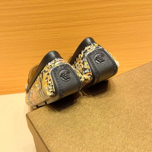 Replica Versace Leather Shoes For Men #1480569 $76.00 USD for Wholesale