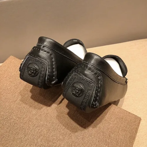Replica Versace Leather Shoes For Men #1480571 $80.00 USD for Wholesale
