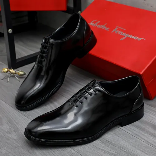 Salvatore Ferragamo Leather Shoes For Men #1480638