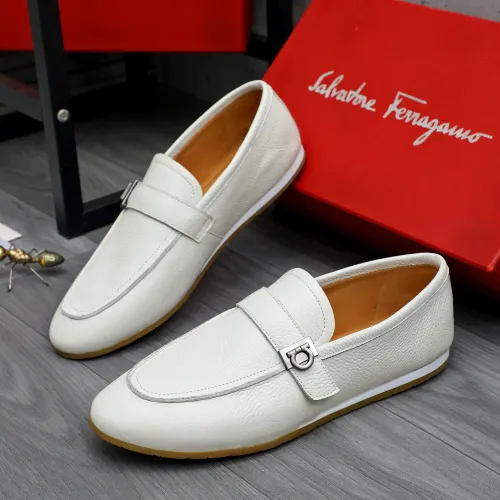Salvatore Ferragamo Leather Shoes For Men #1480643