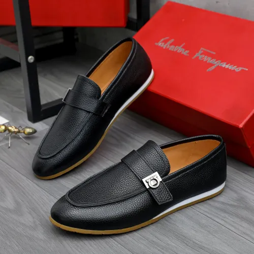 Salvatore Ferragamo Leather Shoes For Men #1480646