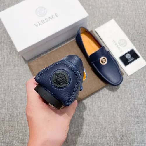 Replica Versace Leather Shoes For Men #1480854 $85.00 USD for Wholesale