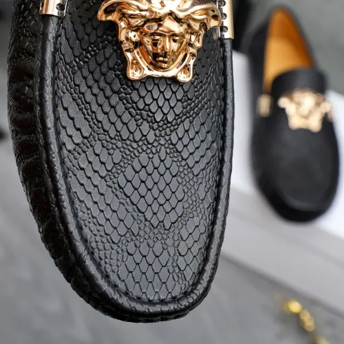 Replica Versace Leather Shoes For Men #1480946 $72.00 USD for Wholesale