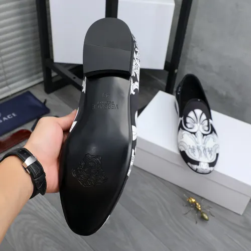 Replica Versace Leather Shoes For Men #1480948 $85.00 USD for Wholesale
