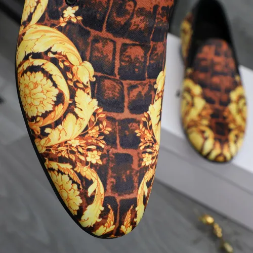 Replica Versace Leather Shoes For Men #1480950 $85.00 USD for Wholesale