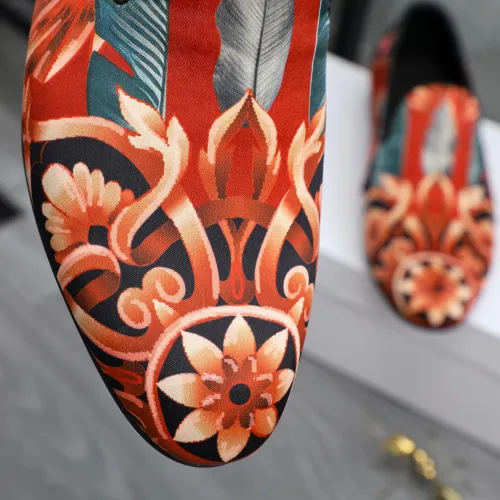 Replica Versace Leather Shoes For Men #1480951 $85.00 USD for Wholesale