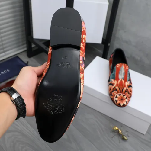 Replica Versace Leather Shoes For Men #1480951 $85.00 USD for Wholesale