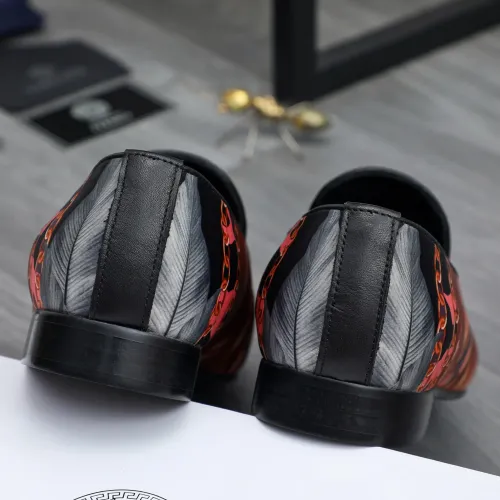 Replica Versace Leather Shoes For Men #1480951 $85.00 USD for Wholesale
