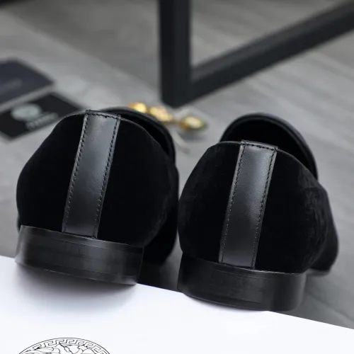 Replica Versace Leather Shoes For Men #1480954 $85.00 USD for Wholesale